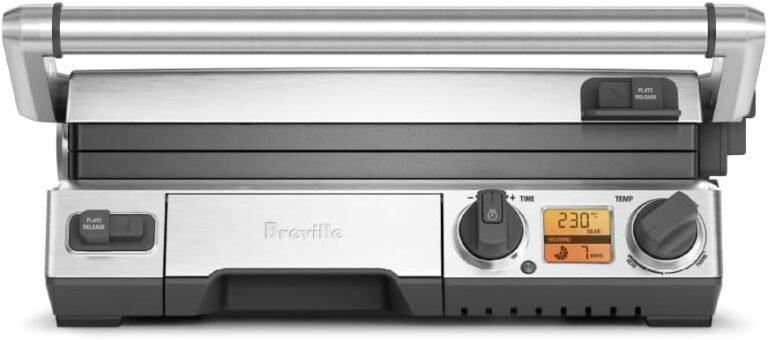 Breville BGR820XL Smart Grill, Brushed Stainless Steel