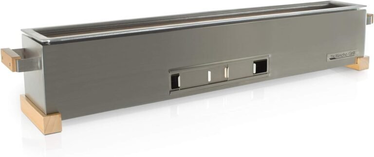 The Bincho Grill GR915L Yakitori Charcoal Grill, 36” Japanese Style Tabletop Robata BBQ – Stainless Steel, Commercial Grade, Hibachi for Skewers – Authentic, Heavy-Duty, Rust-Resistant