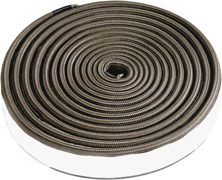 KAMaster Wire Mesh Gasket Kit Fit Kamado Grill Classic High Temp Fiberglass Gasket Replacement for Louisiana Grills BBQ Smoker Gasket Self Stick Felt 150 in Long