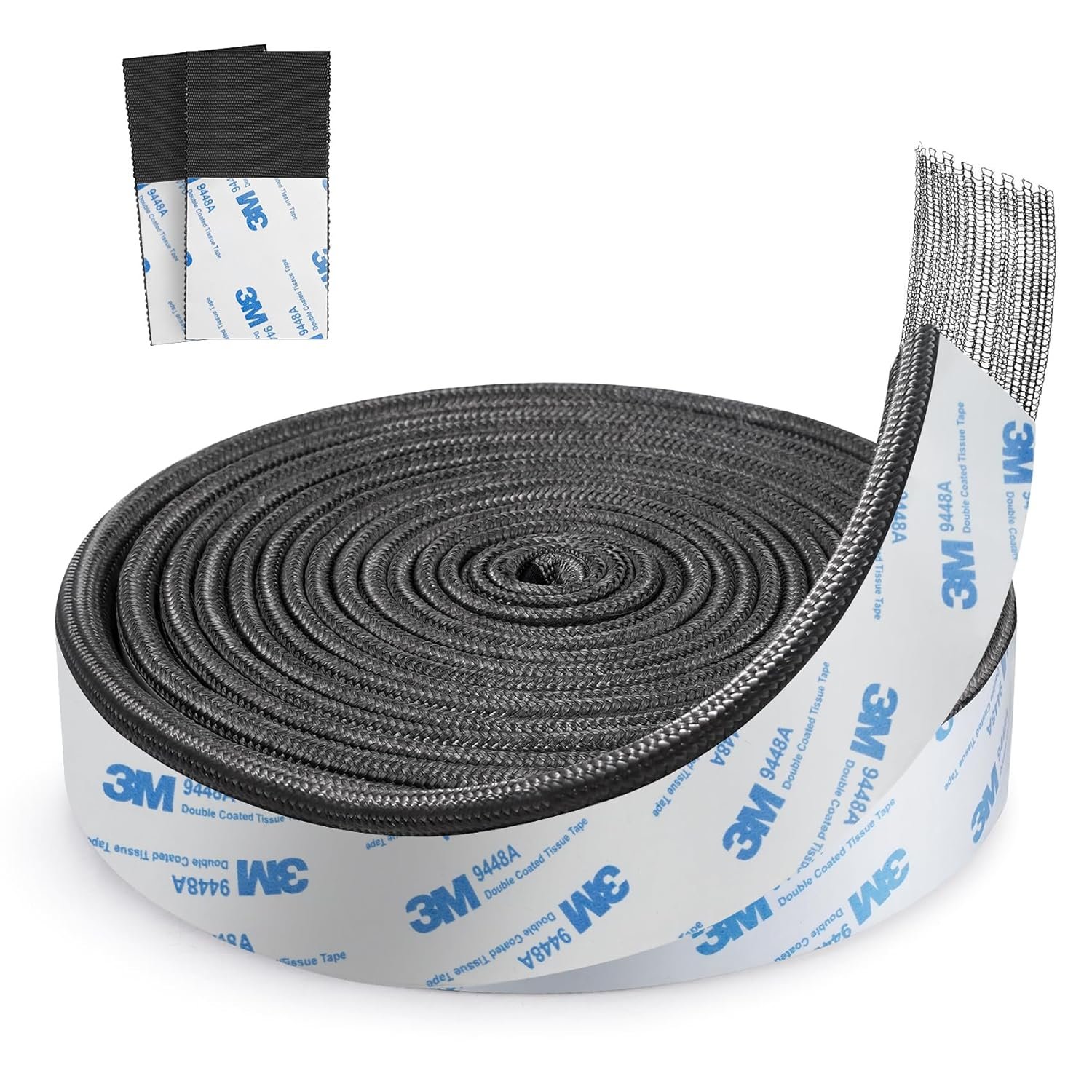 Onlyfire Wire Mesh Gasket Kit for Kamado Joe Classic, High Temp Fiberglass Gasket Replacement Fit for Big Green Egg, BBQ Smoker Gasket Kamado Joe Accessories Adhesive Self Stick Felt,150" Long