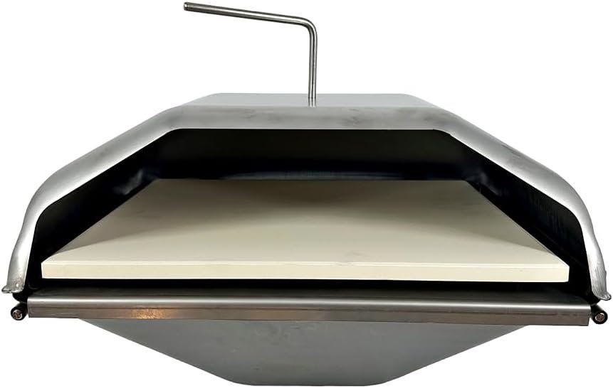 Pellethead Wood Fired Pizza Oven Attachment: Converts Pellet Grills to Outdoor Pizza Oven, Up to 800°F, Convection & Radiant Heat, Compatible with GMG, Traeger, Pit Boss, Camp Chef