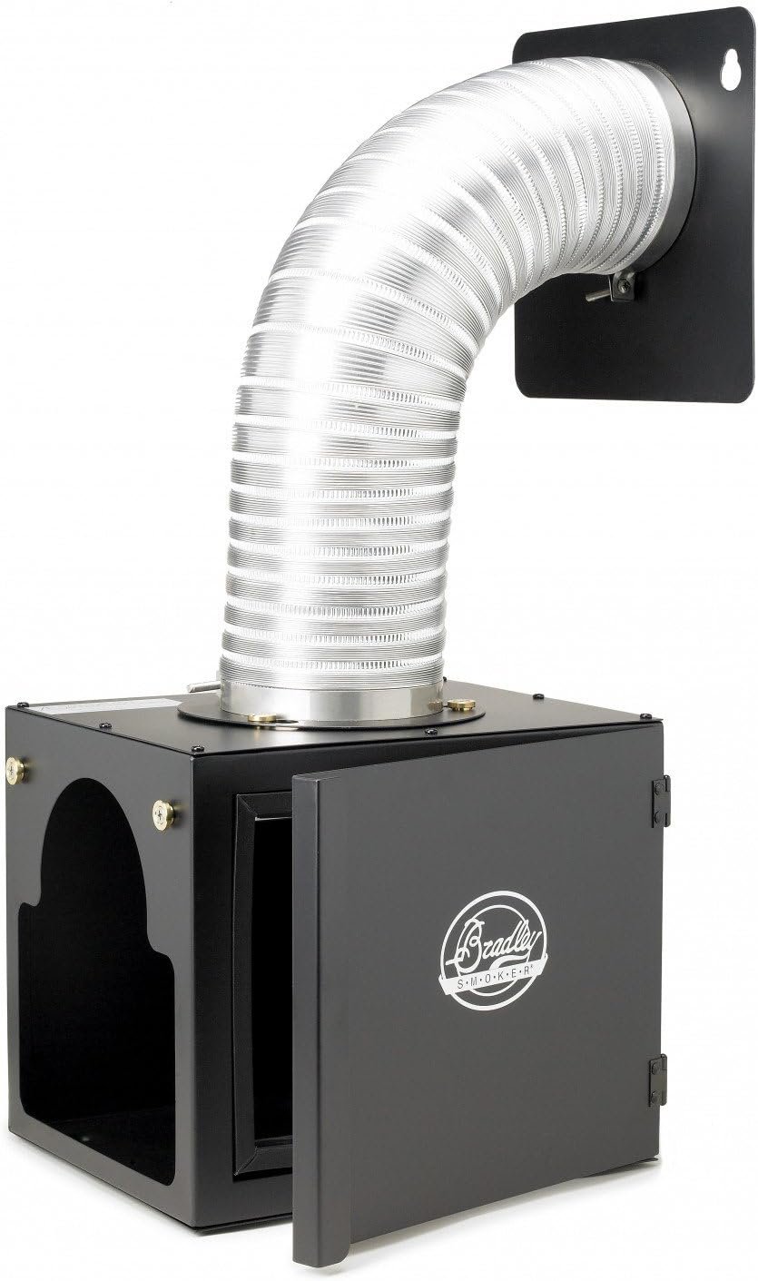 Bradley Smoker Cold Smoke Adapter with Aluminium Tube, Black