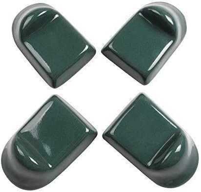 BBQ Ceramic Feet Shoes For Big Green Color Egg,Dracarys Grill Shoes Green Grill Egg Base Feet Accessories Used to Place Grill on A Combustible Material Built-in Application(not for Mini-Max)-set of 4