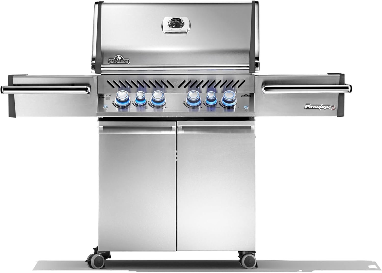 Napoleon PRO500RSIBNSS-3 Prestige PRO 500 RSIB Natural Gas Grill, sq.in, Stainless Steel