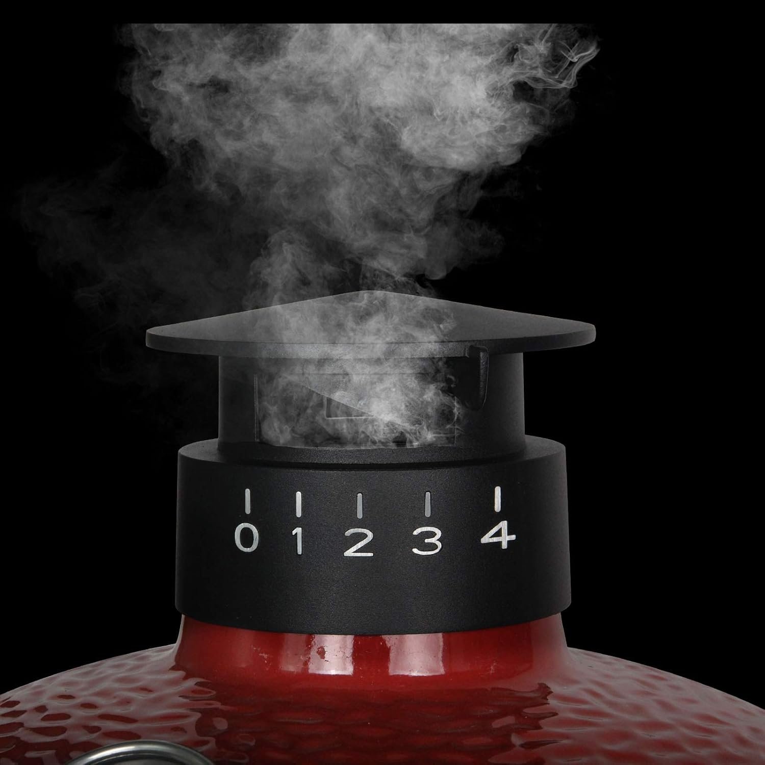 Umbrella Cast Aluminum Cap Fits for Kamado Joe Classic & Big Joe Series ，Replacement for Kamado Joe Dual Function Metal Chimney Top Kamado Joe Replacement Parts