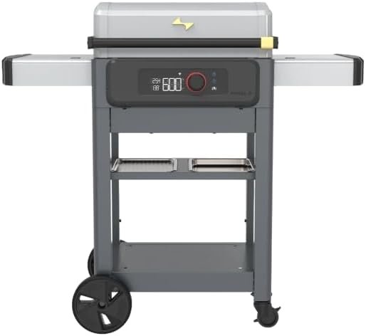 Current Model G Griddle, Smart Electric Outdoor Flat Top BBQ Grill with 200°F to 600°F Range for Searing & Roasting, Digital Precision, Apartment-Friendly & Weather-Resistant, Moon Dust