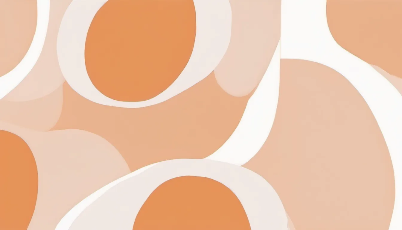 Abstract method grid illustration in burnt orange and pale peach on white — decorative header for About Grill Reviews