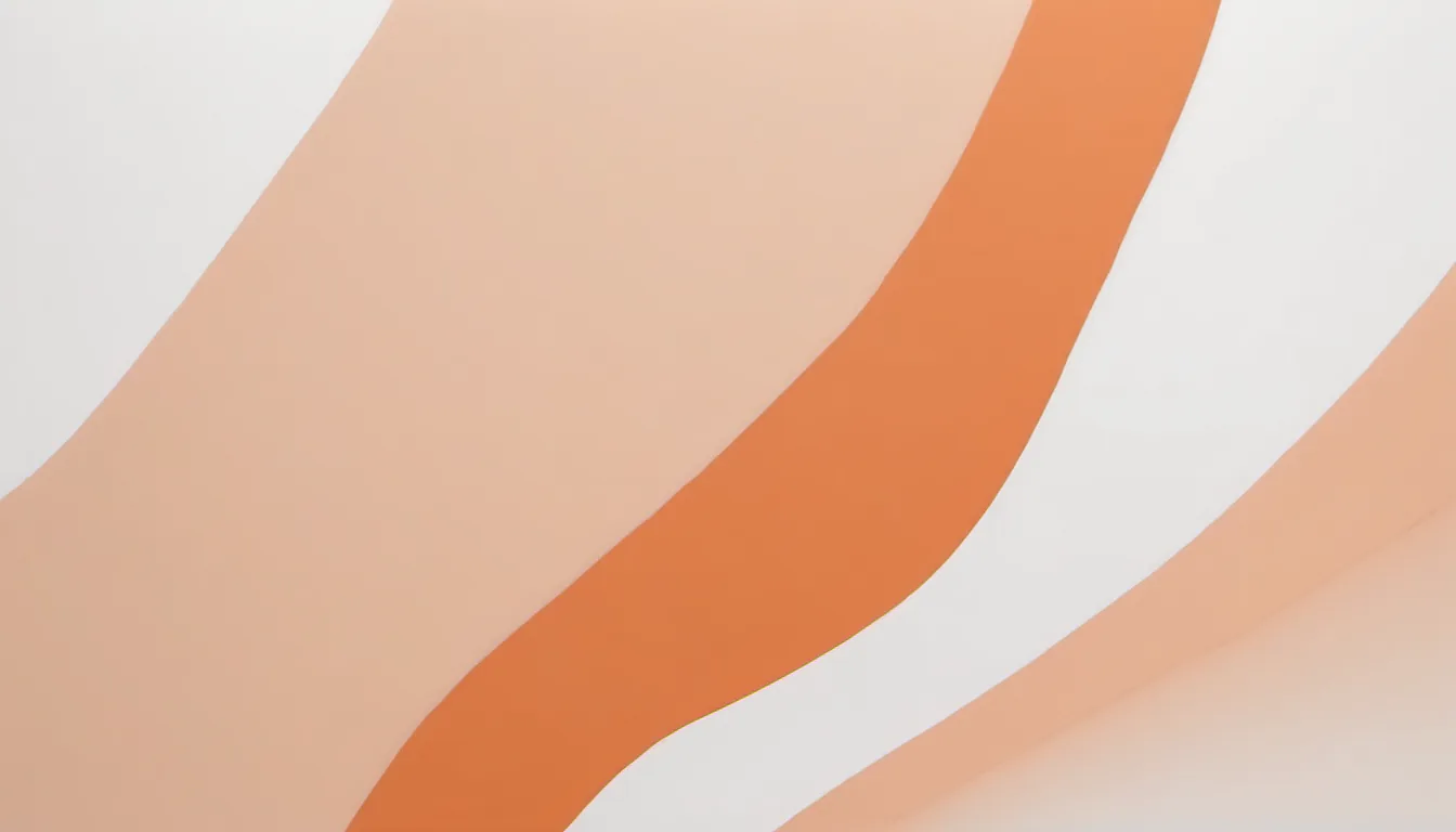 Abstract tapering bars illustration in burnt orange and pale peach on white — decorative header for Best Grills for Small Patios | Space-Smart Outdoor Cooking Decisions