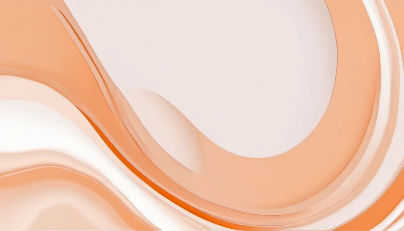 Abstract closed enclosure illustration in burnt orange and pale peach on white — decorative header for Privacy Policy