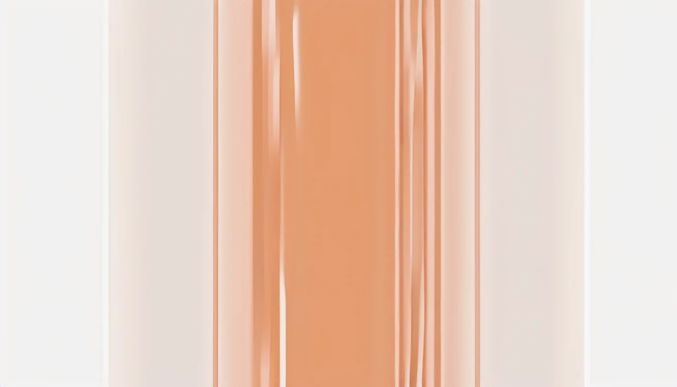 Abstract graduated rounded columns illustration in burnt orange and pale peach on white — decorative header for Smoker Reviews, from the Spec Sheet