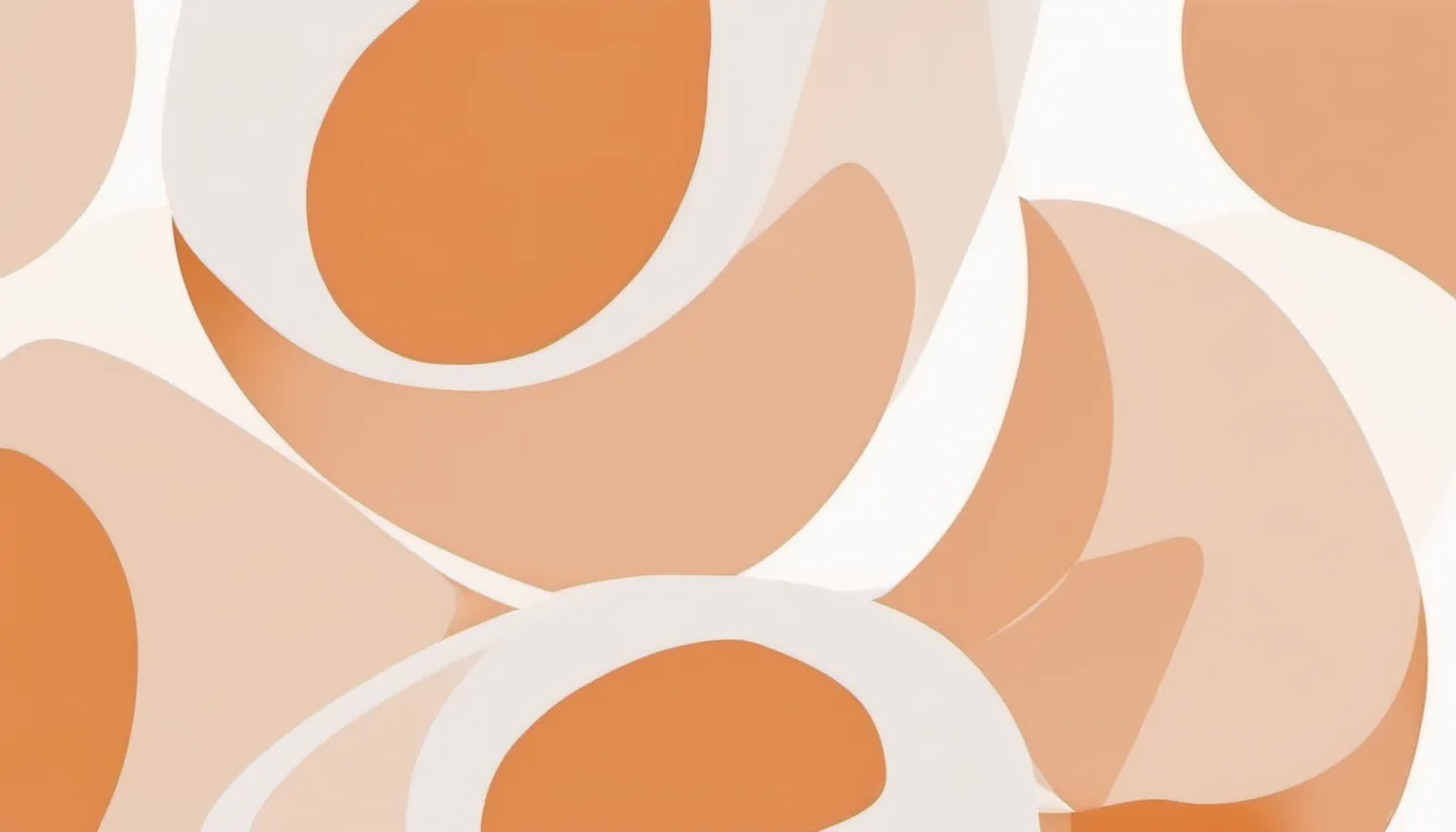 Abstract seven embers illustration in burnt orange and pale peach on white — decorative header for Grill Comparisons by Model and by Class