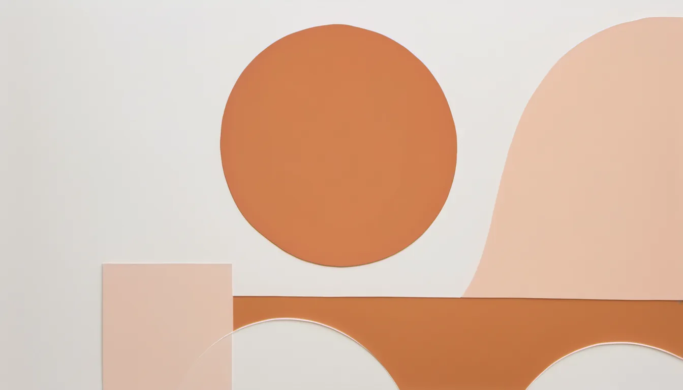 Abstract more on less illustration in burnt orange and pale peach on white — decorative header for Z GRILLS ZPG-450A vs Traeger Pro 22 Pellet Grill